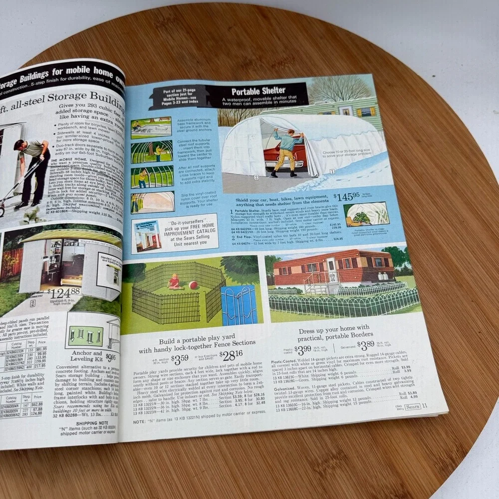 Accessories for Mobile Homes RV and Camping 1973 Sears Catalog